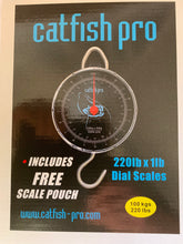 Load image into Gallery viewer, CATFISH PRO 220lb DIAL SCALES +free pouch