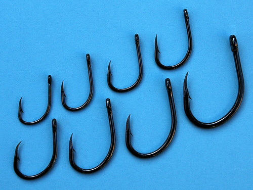 5 Pk Whisker Seeker Catfish Fishing Hooks Offset Tripple Threat Hybrid Size  6/0