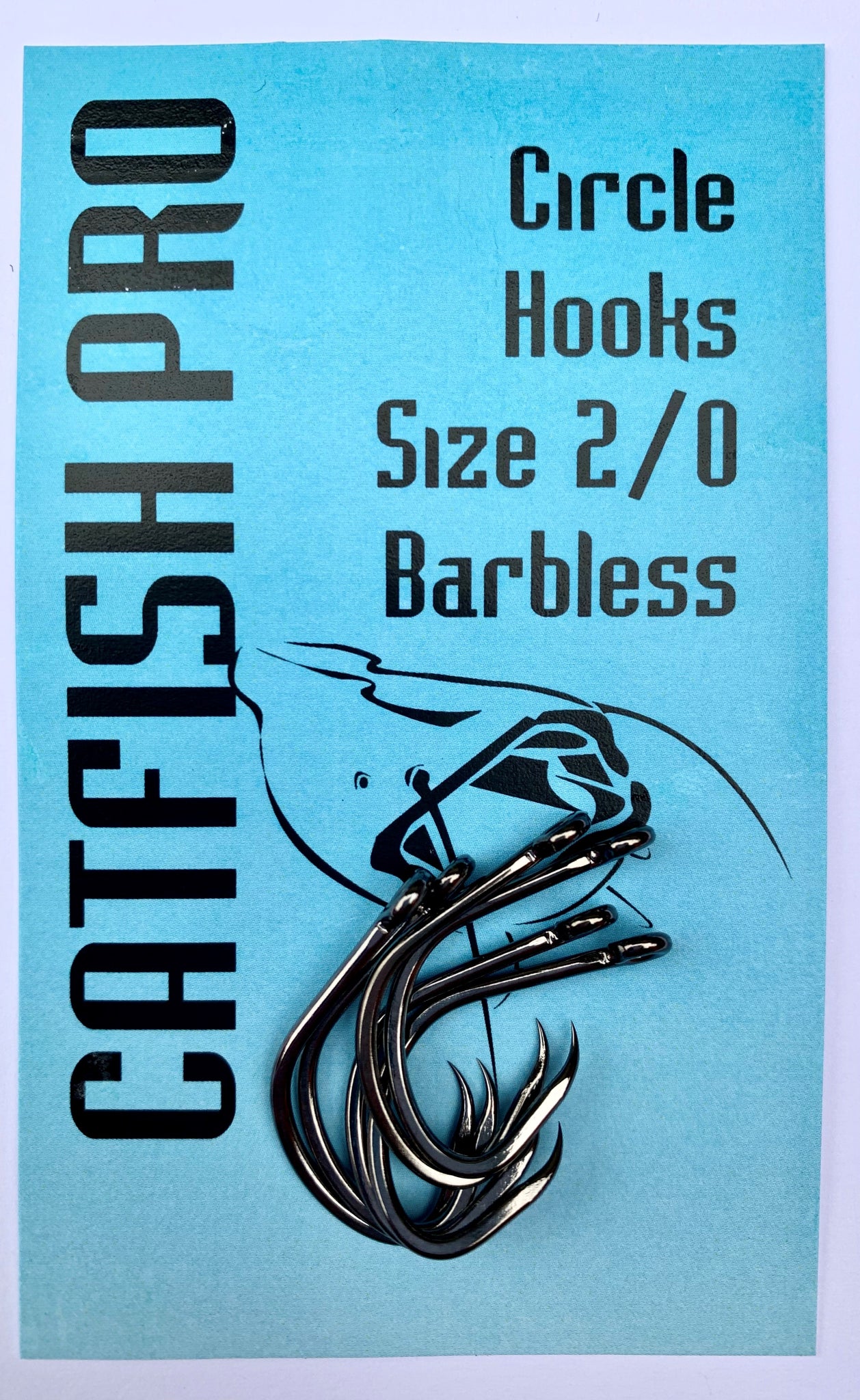 Circle Hooks Size 2/0 - 6/0 (Barbless) – Catfish-Pro Ltd