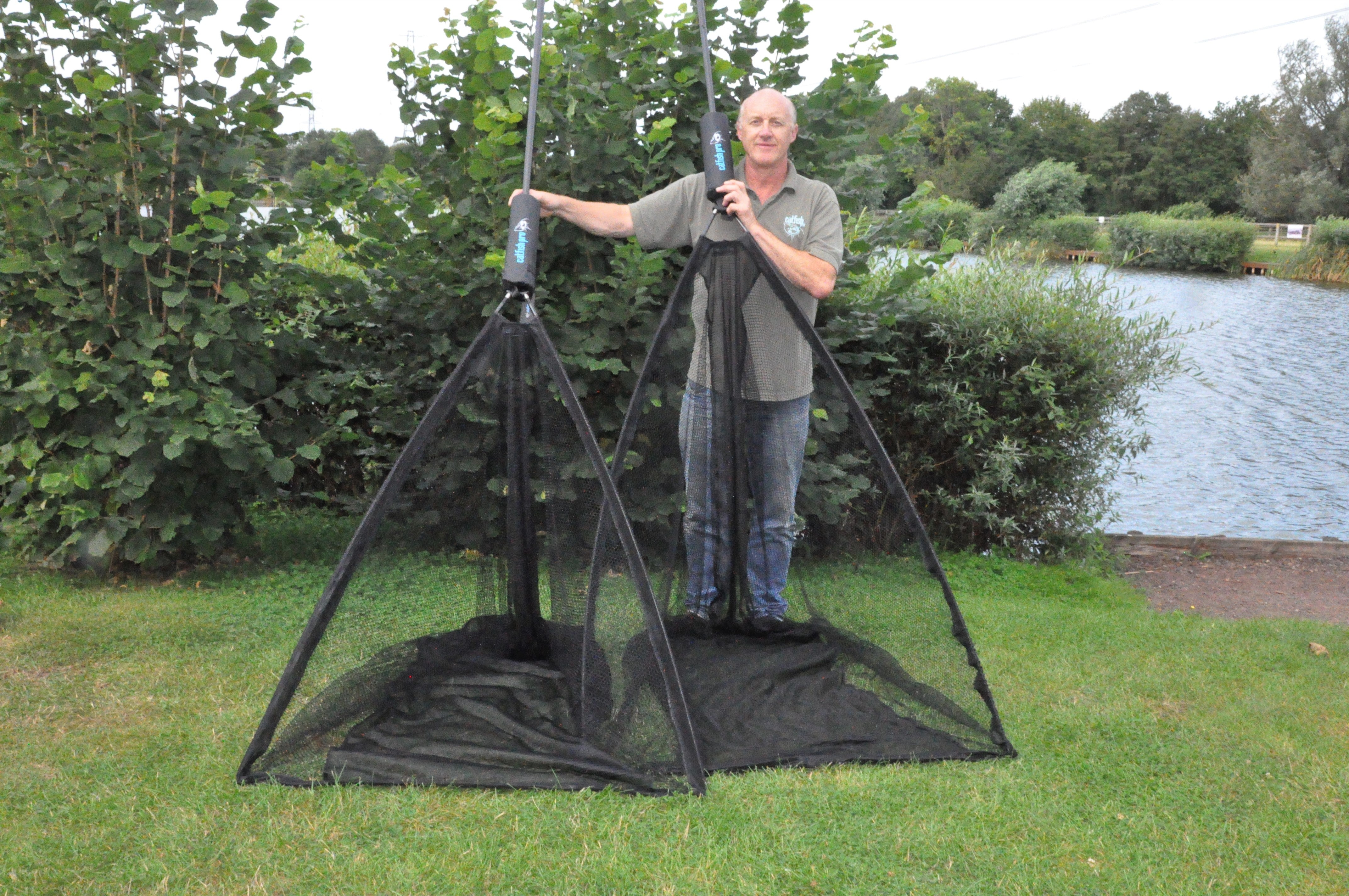 Catfish Pro Landing Net 60in and 72in arm plus free net float!