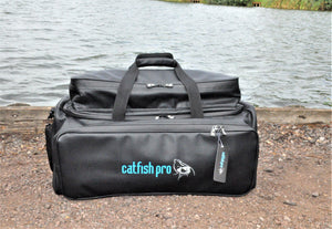 catfish pro tackle bag Waterproof Carryall Holdall Catfish-Pro Ltd Remove the center divider to hold five 3700 tackle boxes Bass Pro Shops Deluxe Fisherman