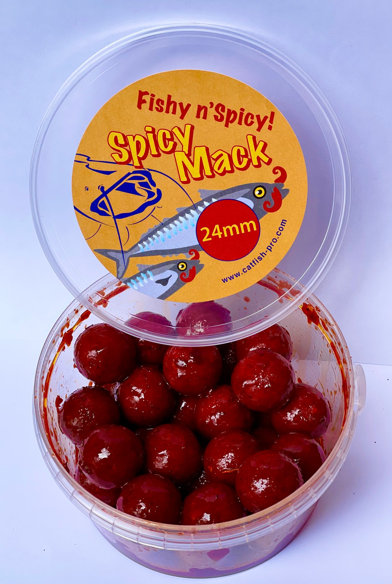 Spicy Mack 24mm Boilies – Catfish-Pro Ltd